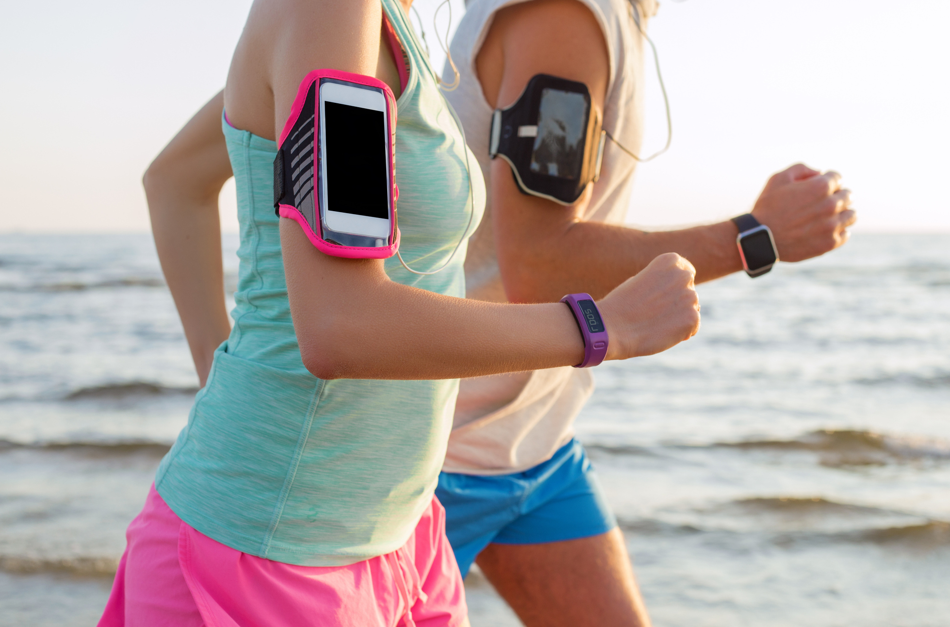 Brassard Sport IPhone SE - Léger, Anti-rebond, Réglable - Pour Course, Fitness Et Entraînement