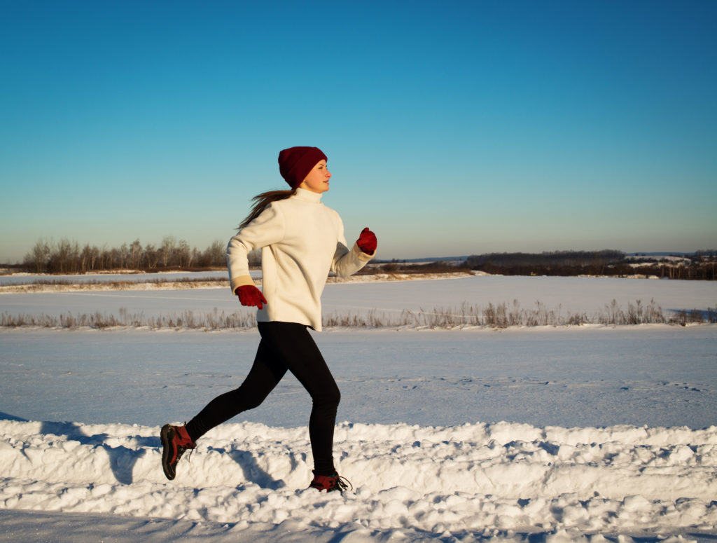 Courir dans la neige Est-ce une bonne idée